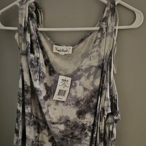 Womens cold shoulder short sleeve tshirt